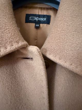 Cappotto donna color cammello