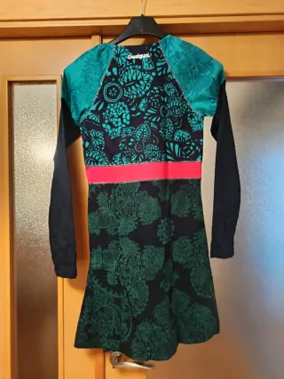 Vestido Desigual Midi Flores