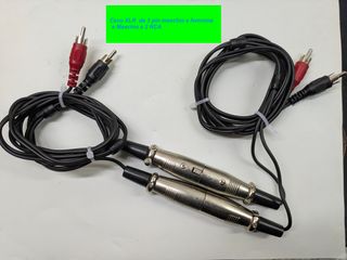 Cavo XLR  da 3 pin maschio a femmina a Maschio RCA
