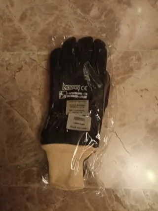 Guantes ignífugos MORAN negros TALLAS 8 Y 9