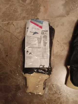 Guantes ignífugos MORAN negros TALLAS 8 Y 9