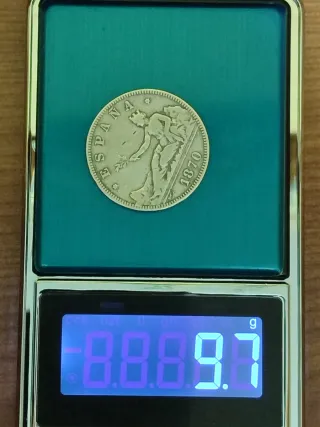 2 Pesetas plata Gobierno Provisional 1870. ESCASA