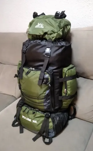 Mochila de gran Capacidad 90+10 Litros.