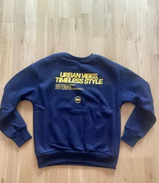 Sudadera azul marino hombre talla S