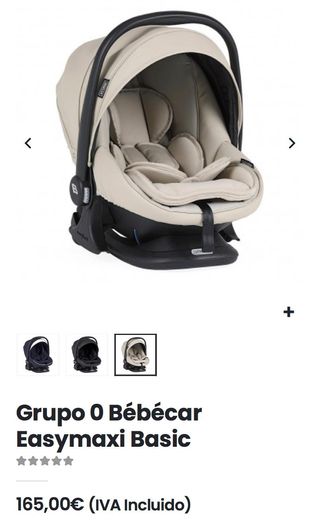 Silla coche bebé Easymaxi-i-XL NUNCA USADA.
