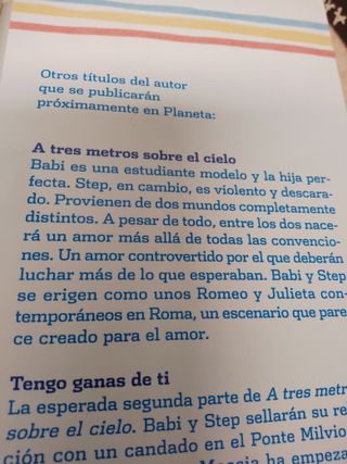 LOTE 2 LIBROS DE FEDERICO MOCCIA (NUEVOS)