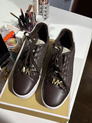 Zapatillas Michael Kors Marrones y Beige