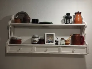 Armario de pared, para cocina, baño, rústico vinta