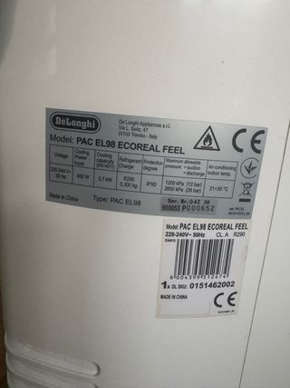 Aire Acondicionado Portátil DeLonghi Pinguino