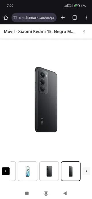 Xiaomi Redmi 15 Negro Con garantía de tres años