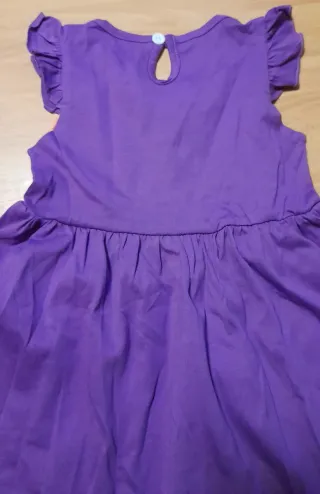 Due vestitini gemelle/sorelle viola