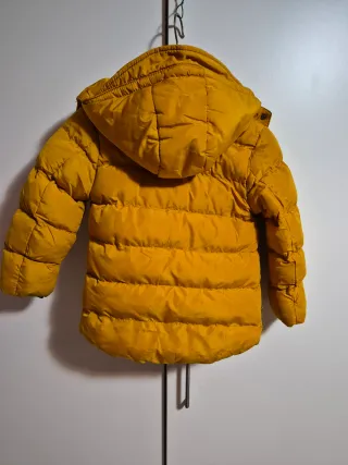Giubbotto bambino giallo imbottito tg 24 mesi