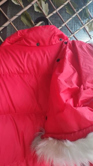 Anorak Plumas Rojo