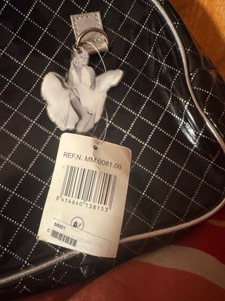 Bolso Marilyn Monroe Negro y Plateado