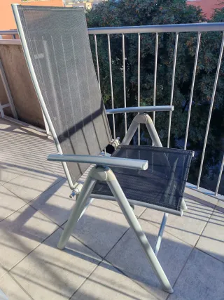 Silla de terraza plegable