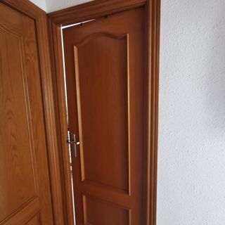 Puertas rústicas madera roble interior