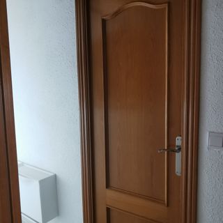 Puertas rústicas madera roble interior