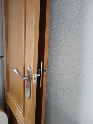 Puertas rústicas madera roble interior