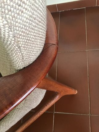 Sillón danés Aksel Bender Madsen Mid-Century