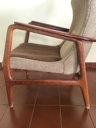 Sillón danés Aksel Bender Madsen Mid-Century