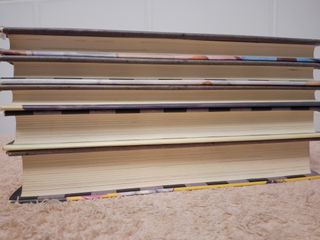 LOTE 5 LIBROS SERIE ORO EL BARCO DE VAPOR (rojos)