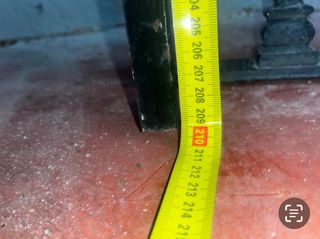 Reja de seguridad 4 hojas articulada y cerradura.