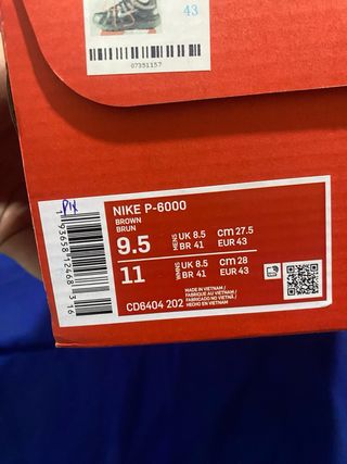 Nike P6000 Gris Plata