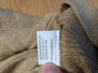 Jersey dorado largo fiesta