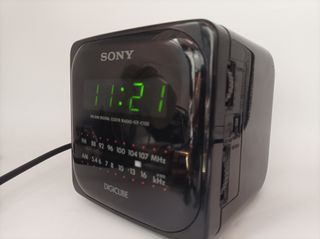 Radio Despertador Sony Digicube ICF-C120 Negro