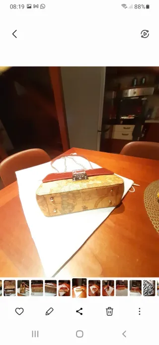 Borsa Alviero Martini Beige/Marrone