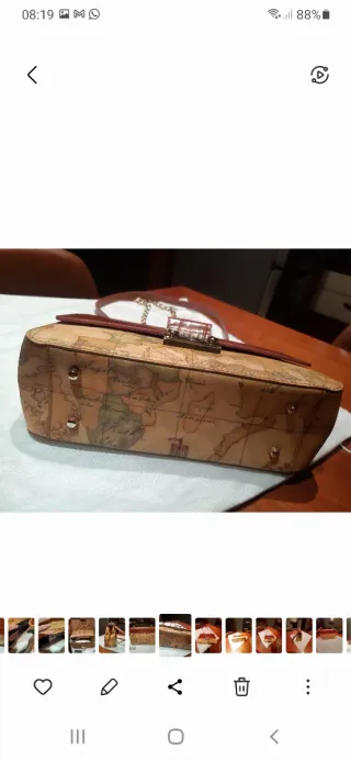 Borsa Alviero Martini Beige/Marrone