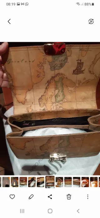 Borsa Alviero Martini Beige/Marrone