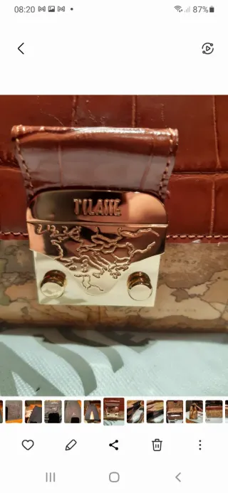 Borsa Alviero Martini Beige/Marrone