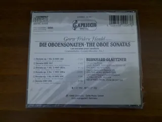 CD Handel - Die Oboensonaten Vol. 2