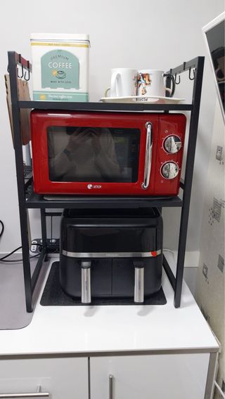 Estantería Metálica Negra Cocina