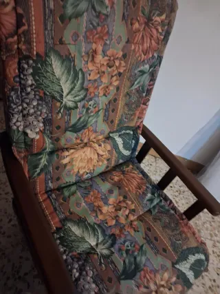 SILLA*SILLÓN MECEDORA madera