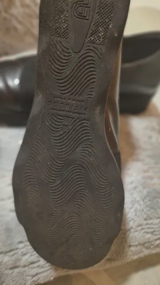 Zapatos de piel mujer, negro