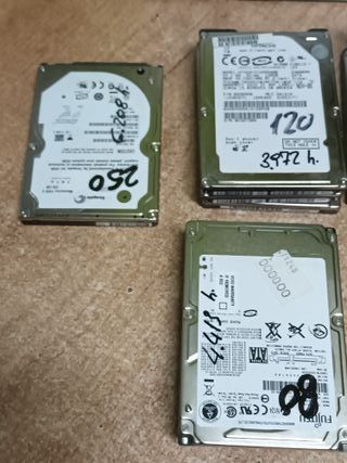 Lote 12 Discos Duros variados 2.5 Portátil