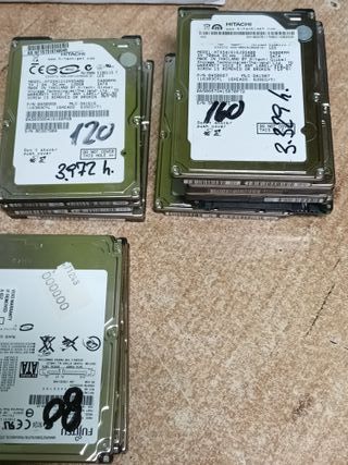 Lote 12 Discos Duros variados 2.5 Portátil