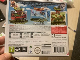 2 Juegos 3DS: Yoshi's Island y Rayman + 1caja