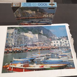 Puzzle 1000 pezzi Porto Isola di Capri Falcon