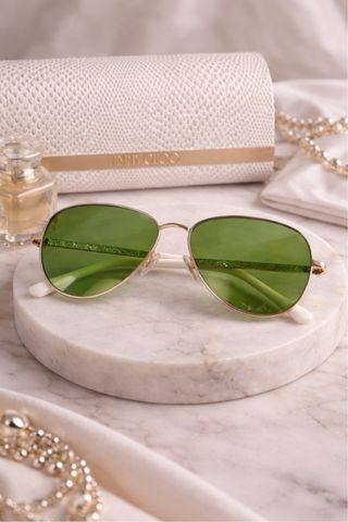 Gafas de Sol Jimmy Choo Verde Manzana