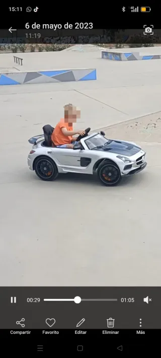 Coche eléctrico Mercedes