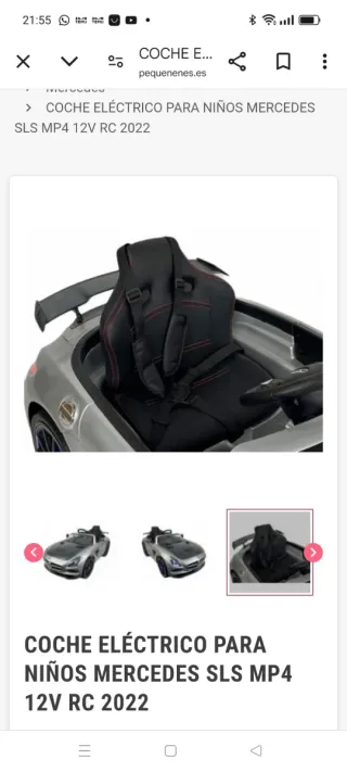 Coche eléctrico Mercedes