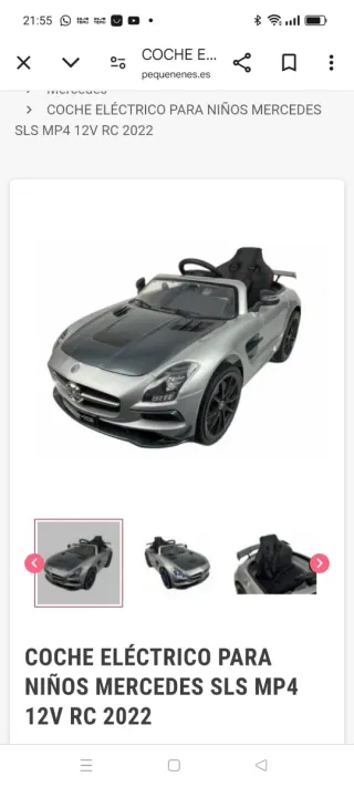 Coche eléctrico Mercedes