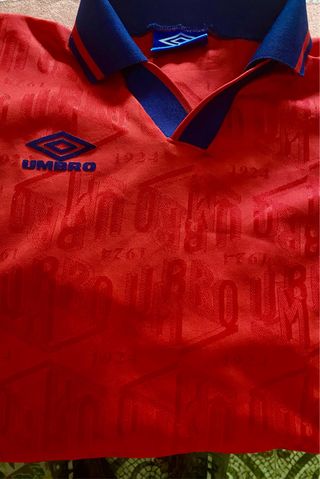 Felpa sportiva Umbro rossa