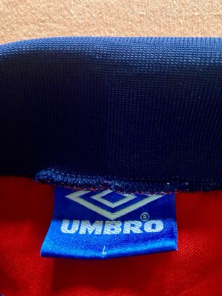 Felpa sportiva Umbro rossa