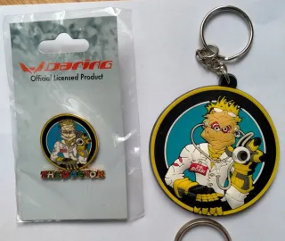 Llaveros/Pins Motociclismo Rossi The Doctor