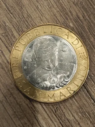 Moneta 1000 Lire San Marino 2000