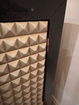 Mesitas de noche Art Decó negras y plateadas